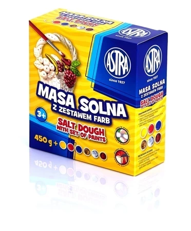 Masa solna Astra 6 kolorów farb do malowania 450g