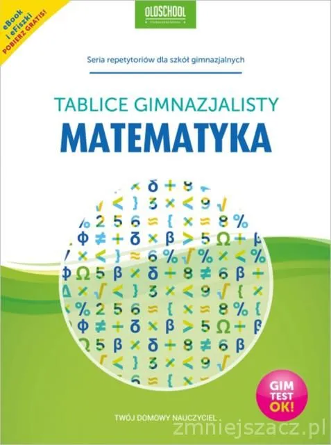 Matematyka. Tablice  gimnazjalisty