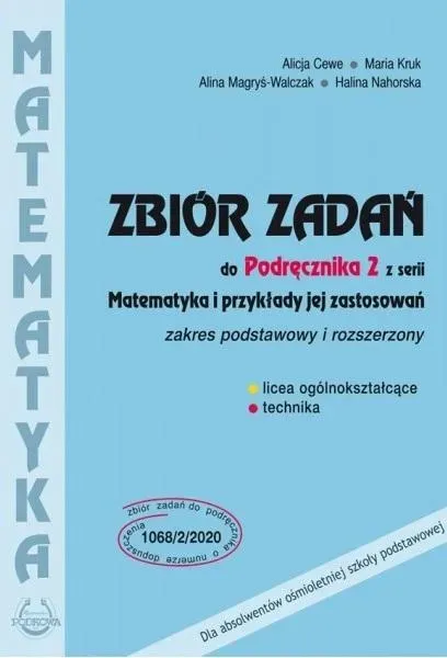 Matematyka i przykłady zast. 2 LO zbiór zadań ZPiR