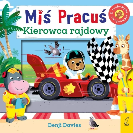 Miś pracuś. Kierowca rajdowy