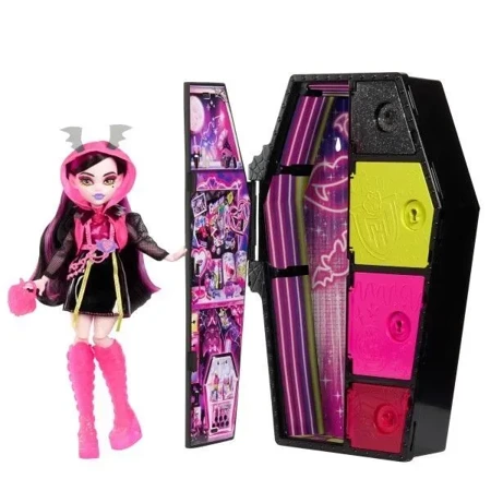 Monster High Staszysekrety Draculaura neon