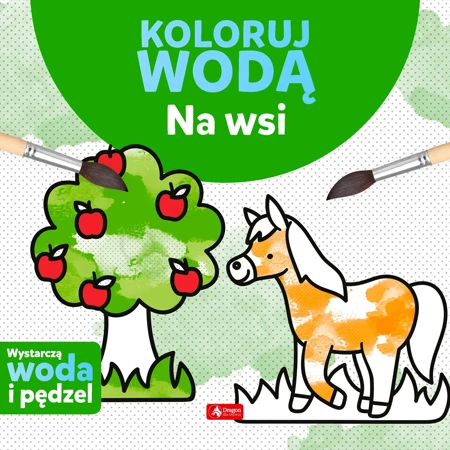 Na wsi. Koloruj wodą