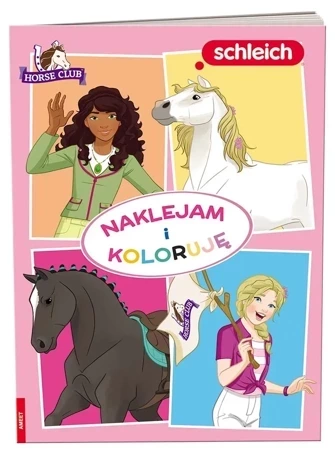 Naklejam i koloruję. Schleich Horse Club