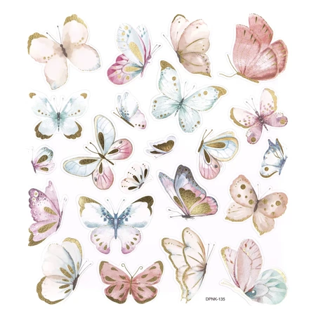 Naklejki boho butterflies 22 szt.