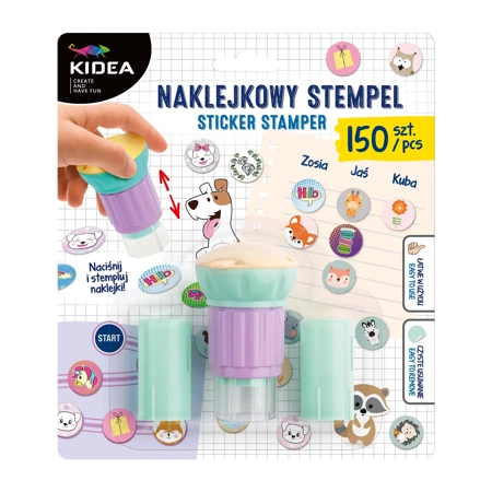 Naklejkowy stempel KIDEA