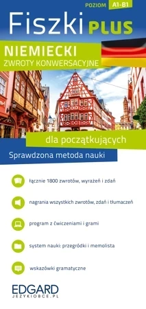 Niemiecki. Fiszki PLUS. Zwroty konwersacyjne dla początkujących. Poziom A1-B1