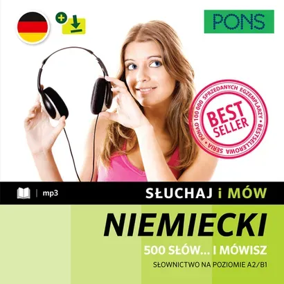 Niemiecki Słuchaj i mów konwersacje A2 z nagraniami w.4