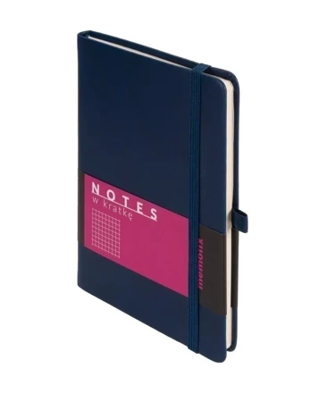 Notes Memofix B6 kratka granatowy