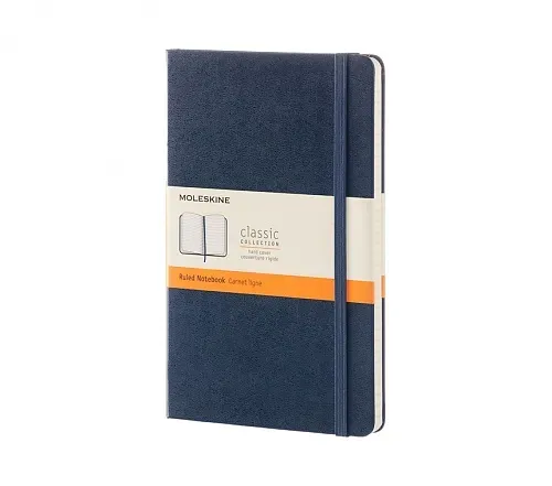 Notes Moleskine classic L (13x21cm) w linie szafirowy