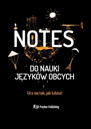 Notes do nauki języków obcych (czarna okładka)