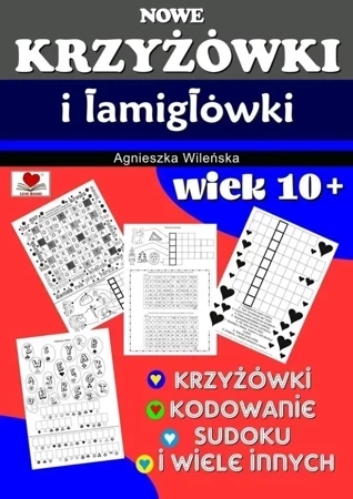 Nowe krzyżówki i łamigłówki wiek 10+