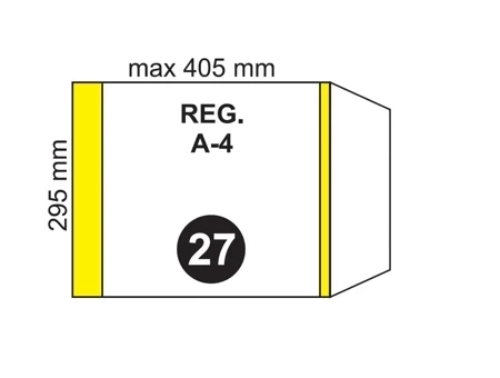 Okładka na podr A4 regulowana NR 27 (20szt)