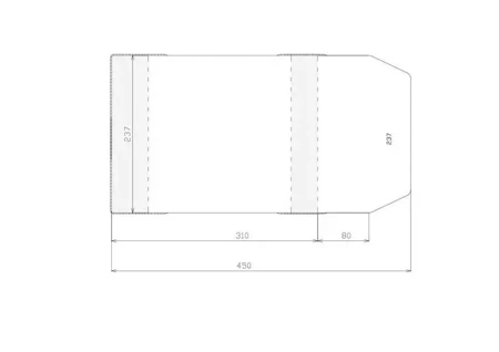 Okładka regulowana 237x390mm (50szt)