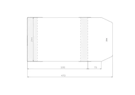 Okładka regulowana 244x410mm (50szt)