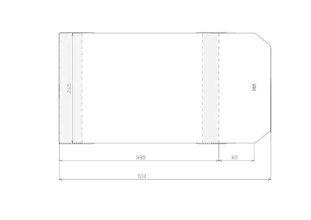 Okładka regulowana 265x465mm (50szt)