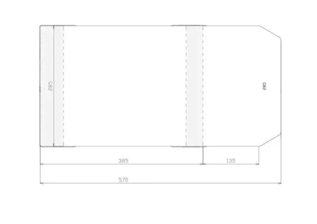 Okładka regulowana 285x520mm (50szt)