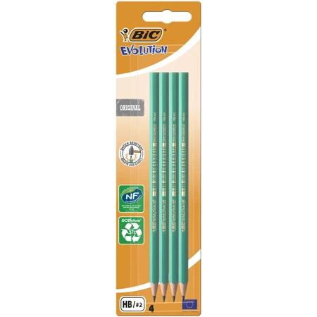 Ołówek Evolution Eco 4 szt bls BIC