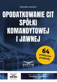 Opodatkowanie CIT spółki komandytowej i jawnej