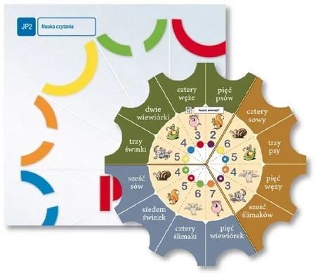 PALETA JP2 - Nauka czytania - tarcze ćwiczeń