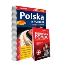 POLSKA ATLAS SAMOCHODOWY 1 250 000 PRACA ZBIOROWA