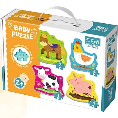 PUZZLE BABY CLASSIC ZWIERZĘTA NA WSI SZT