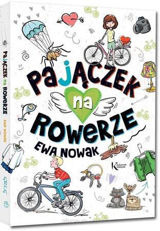 Pajączek na rowerze (duża czcionka)