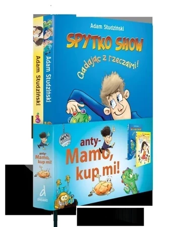 Pakiet anty-Mamo, kup mi! Spytko Show. Gadając z rzeczami! / Chciejosztuczki. Książka zakazana przez Chciejokorp.