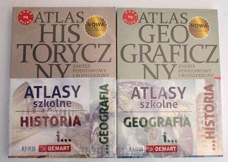 Pakiet edukacyjny. Geograficzny i historyczny atlas do liceum i technikum