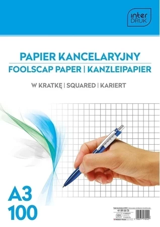 Papier kancelaryjny A3/100K kratka