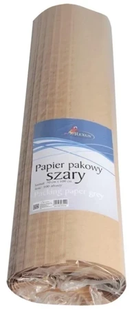 Papier pakowy szary 100 arkuszy