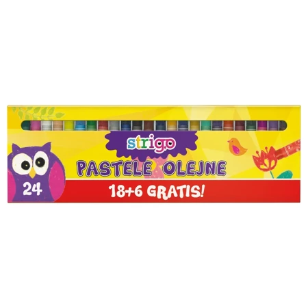 Pastele olejne 24 kolory STRIGO