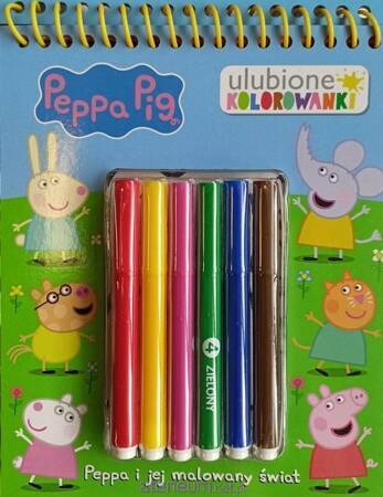 Peppa Pig Ulubione kolorowanki cz. 1 Peppa i jej malowany świat