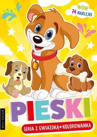 Pieski. Kolorowanka