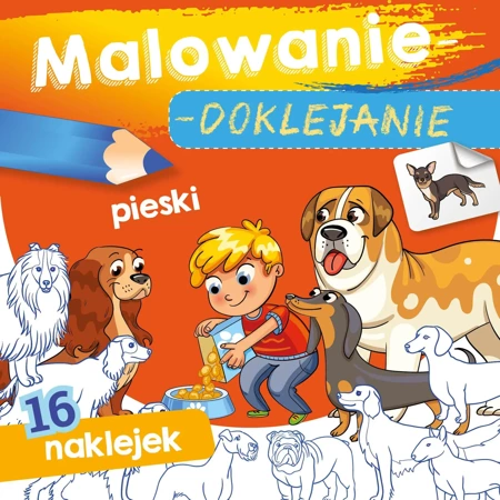 Pieski. Malowanie-doklejanie