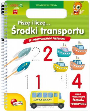 Piszę I Liczę Środki Transportu Carotina Libri 3 - 6 Lat