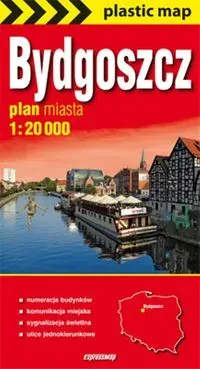 Plastic map Bydgoszcz 1:20 000 plan miasta