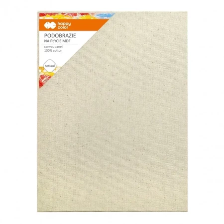 Podobrazie bawełniane naturalne 40x60 impregnowane MDF Happy Color