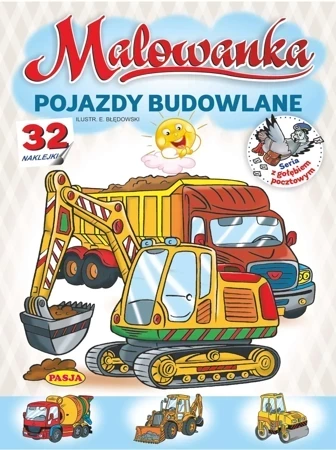 Pojazdy budowlane. Malowanka