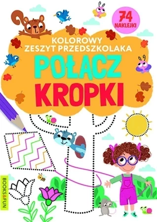 Połącz kropki. Kolorowy zeszyt przedszkolaka