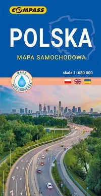 Polska mapa samochodowa 1:650 000