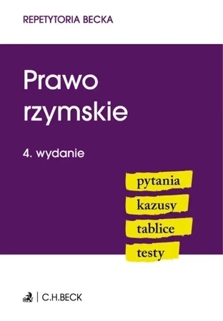 Prawo rzymskie (wyd. 4/2017)