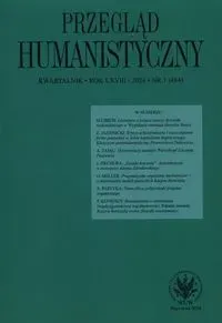 Przegląd Humanistyczny 1/2024