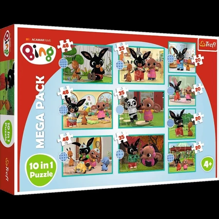 Puzzle 10 in 1 Co robi Bing? 90393