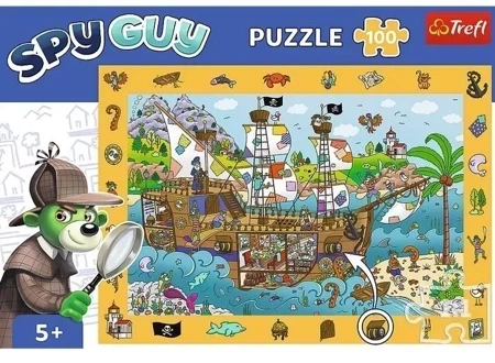 Puzzle 100 Obserwacyjne Spy Guy Statek piracki 15594