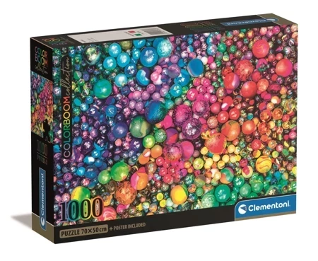 Puzzle 1000 Compact Colorboom Marbles