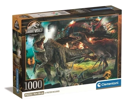 Puzzle 1000 Compact Jurassic World 39856