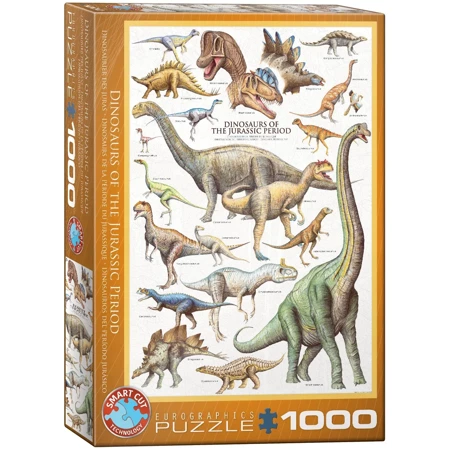 Puzzle 1000 Dinosaurs of Jurassic Period 6000-0099