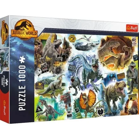 Puzzle 1000 Na tropie dinozaurów  Jurassic World 10727