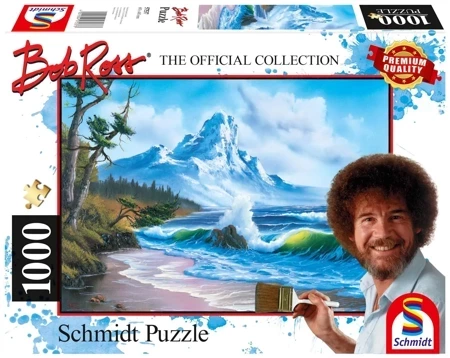 Puzzle 1000 PQ Bob Ross Góra nad morzem 111724