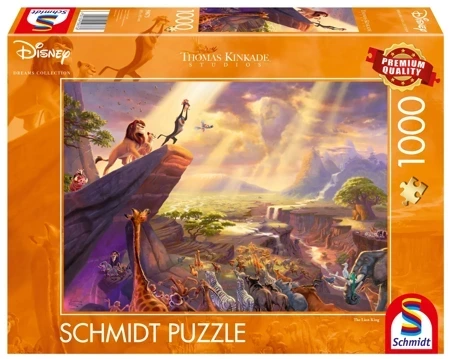 Puzzle 1000 PQ Król Lew Disney T.Kinkade 109415